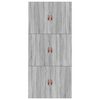 vidaXL Σκελετός Κρεβατιού Γκρι sonoma 90 x 200 cm Επεξεργασμένο ξύλο