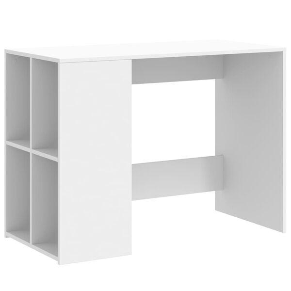 vidaXL Γραφείο Λευκό 102x50x75 εκ. από Επεξεργασμένο Ξύλο