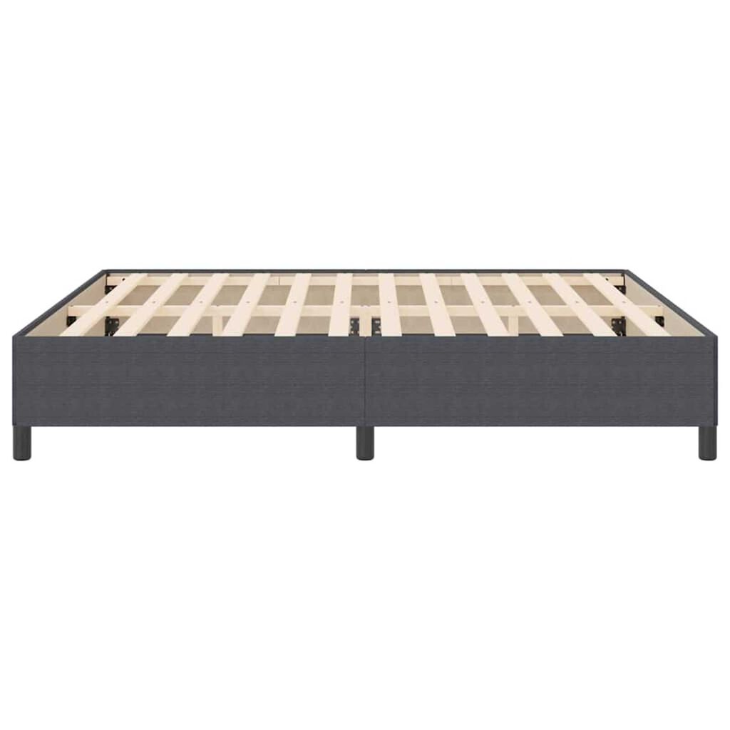 vidaXL Σκελετός Κρεβατιού Σκούρο γκρι 200 x 200 cm Βελούδο