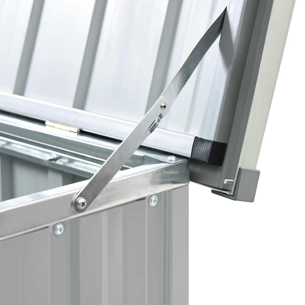 vidaXL Μπαούλο Αποθήκευσης Κήπου Γκρι 171 x 99 x 93 εκ.