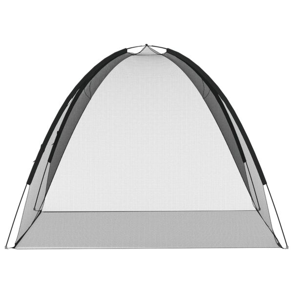 vidaXL Κουνουπιέρα Mongolia με Πόρτες 200Δίχτυ Μαύρη 200x180x135 εκ.