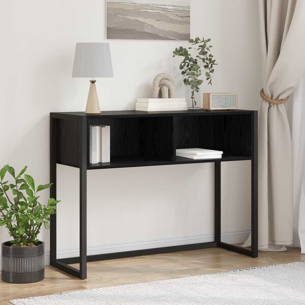 vidaXL End Table &Mu;&alpha;ύ&rho;&eta; &Omicron;&xi;&upsilon;ά 100 x 36 x 75 &epsilon;&kappa;. &Epsilon;&pi;&epsilon;&xi;&epsilon;&rho;&gamma;&alpha;&sigma;&mu;έ&nu;&omicron; &xi;ύ&lambda;&omicron;