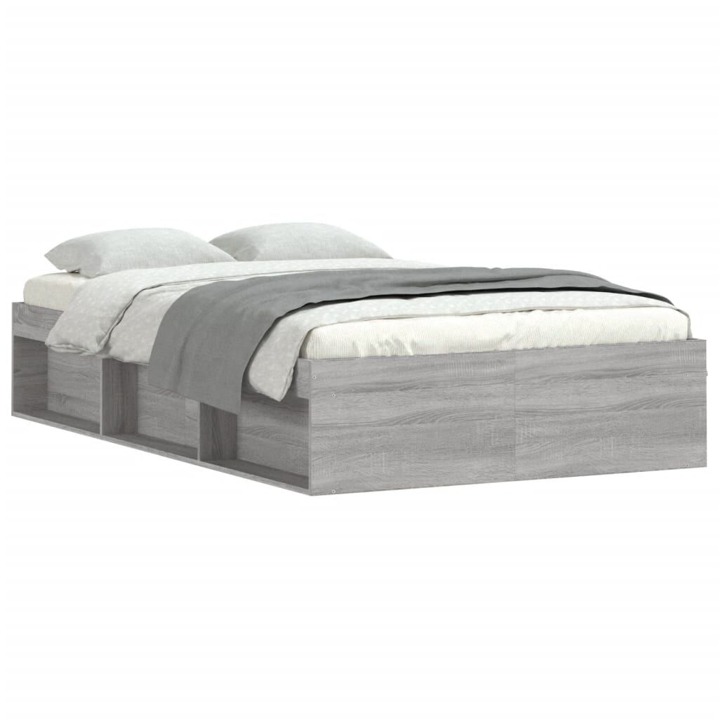vidaXL Πλαίσιο Κρεβατιού Γκρι Sonoma 120x200 εκ.