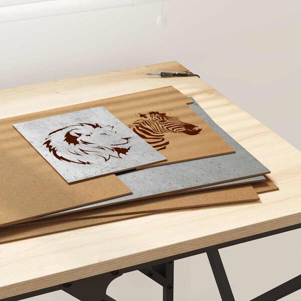 vidaXL &Delta;&iota;&alpha;&kappa;&omicron;&sigma;&mu;&eta;&tau;&iota;&kappa;ά &Pi;ά&nu;&epsilon;&lambda; 50 pcs &Sigma;&kappa;&upsilon;&rho;ό&delta;&epsilon;&mu;&alpha; &Gamma;&kappa;&rho;&iota; 30 x 42 x 0.27 &epsilon;&kappa;