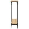 vidaXL Κονσόλα Τραπεζιού Sonoma Δρυς 75 x 22,5 x 75 εκ. από Τεχνητό Ξύλο