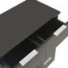 vidaXL Μπουφές Ψηλός Γυαλιστερός Μαύρος 60x35x80εκ. Επεξεργασμένο Ξύλο
