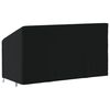 vidaXL Καλύμματα Τριθέσιων Πάγκων 2 τεμ Μαύρα 175x85x68/94εκ Ύφ.Oxford
