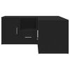 vidaXL Ντουλάπι Γωνιακό Μαύρο 160x40x45 εκ. από Επεξεργασμένο Ξύλο