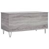 vidaXL Τραπεζάκι Σαλονιού Γκρι Sonoma 90x44,5x45 εκ.Επεξεργασμένο Ξύλο