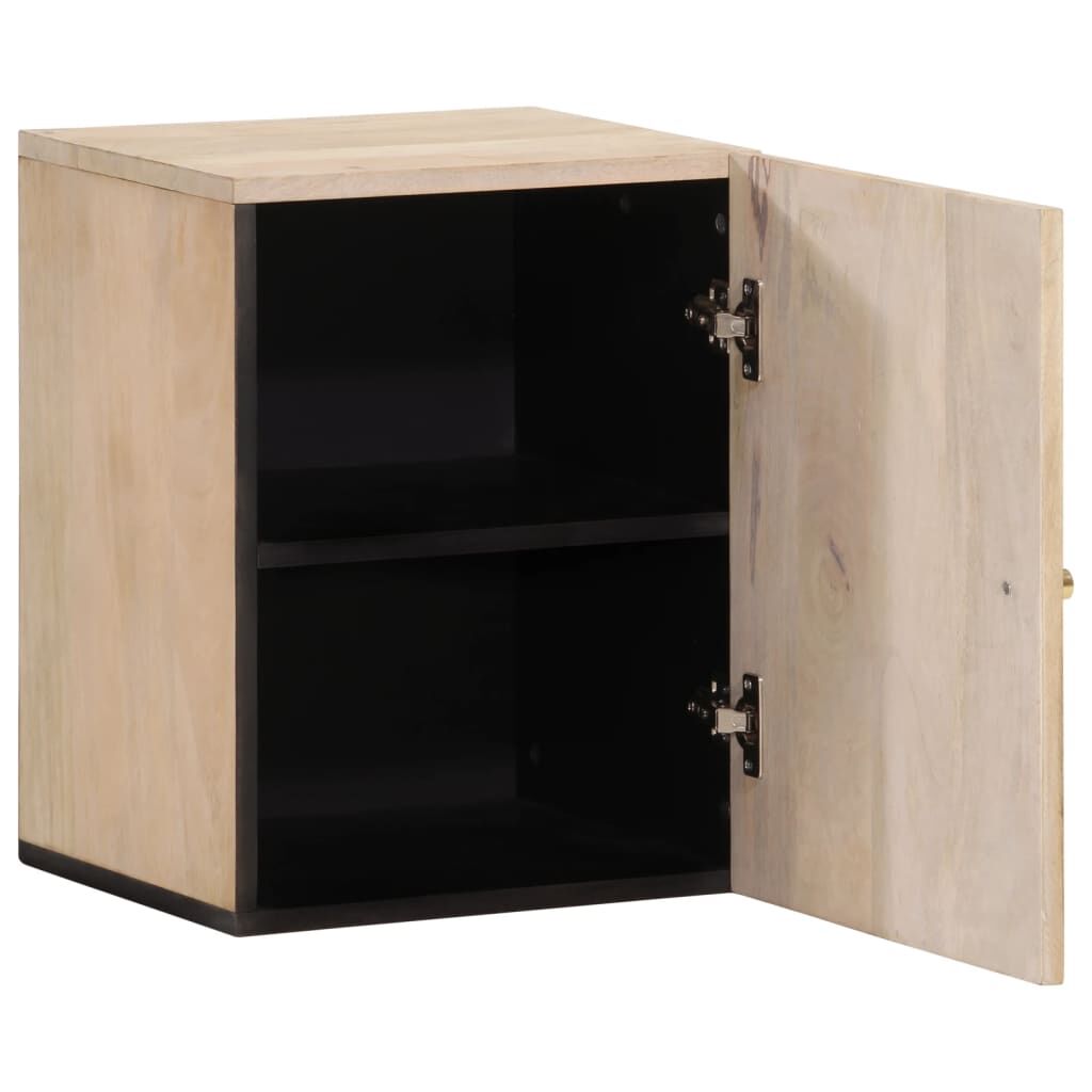 vidaXL Ντουλάπι Μπάνιου Επιτοίχιο 38x33x48 εκ. από Μασίφ Ξύλο Μάνγκο