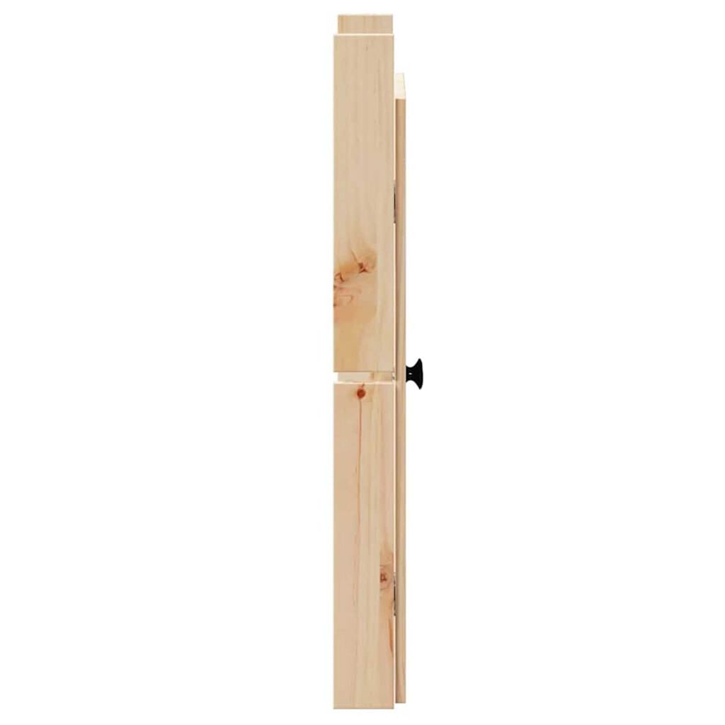 vidaXL Πόρτα κουζίνας με πόρτα Καφέ 50 x 9 x 82 εκ Μασίφ ξύλο πεύκου