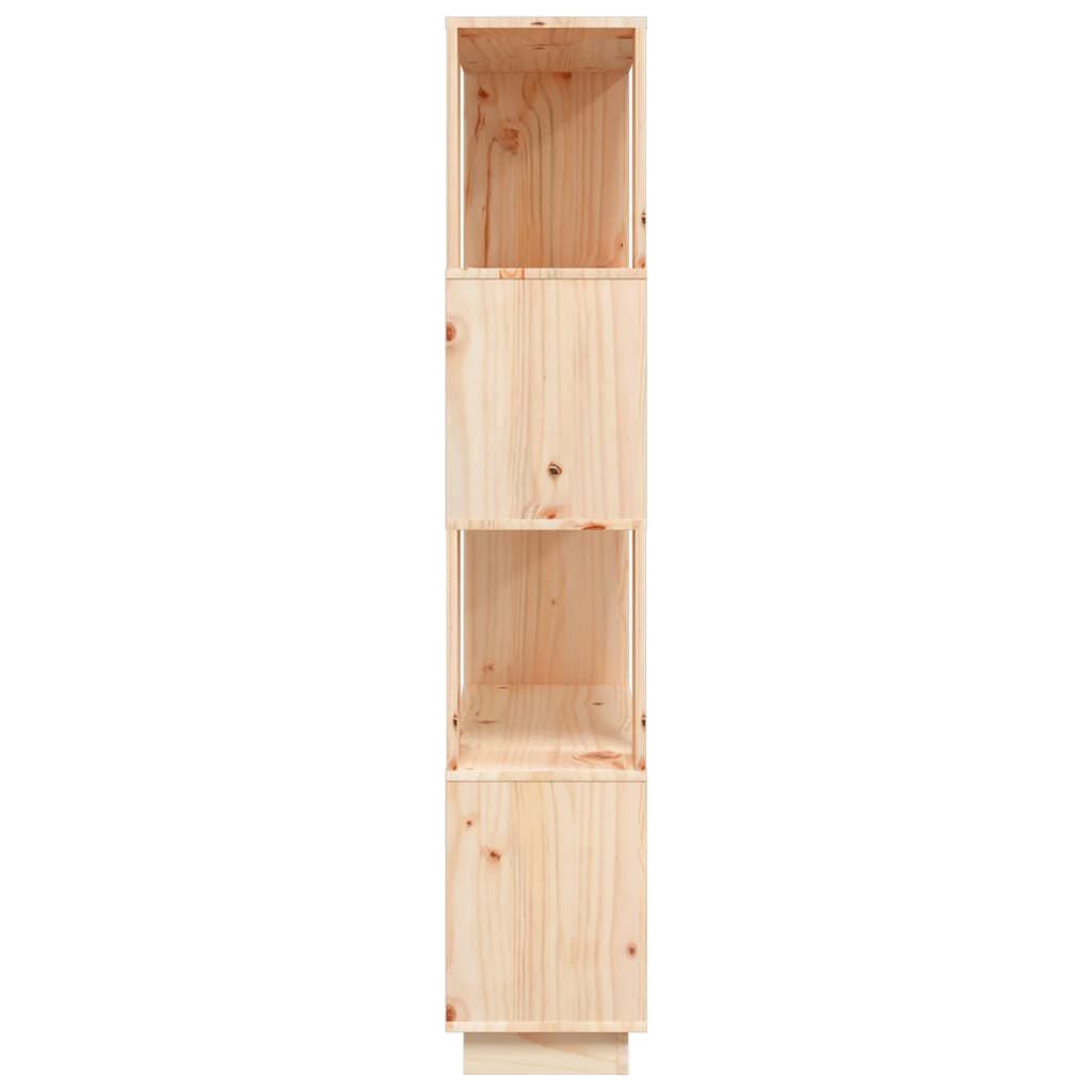 vidaXL Βιβλιοθήκη/Διαχωριστικό Χώρου 80x25x132 εκ. Μασίφ Ξύλο Πεύκου