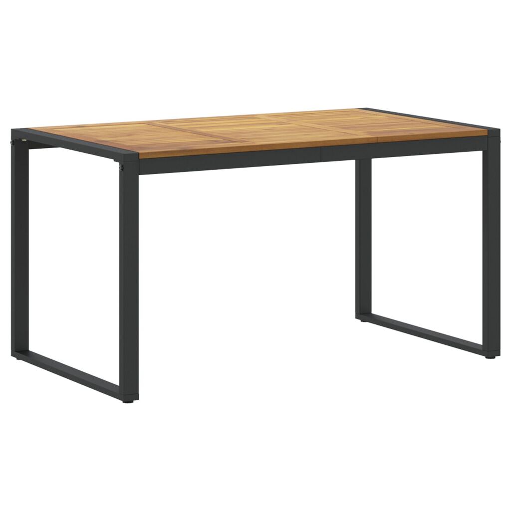 vidaXL Σετ Φαγητού 7 Τεμαχίων Solid Wood Acacia και Μετάλλου