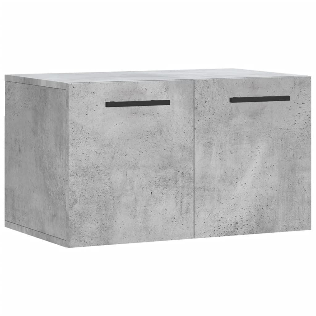 vidaXL Ντουλάπι Τοίχου Γκρι Σκυρ. 60x36,5x35 εκ. Επεξεργασμένο Ξύλο