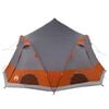 vidaXL Θόλος Τέντα με στέγη Γκρι και Πορτοκαλί 505 x 450 x 248 εκ.
