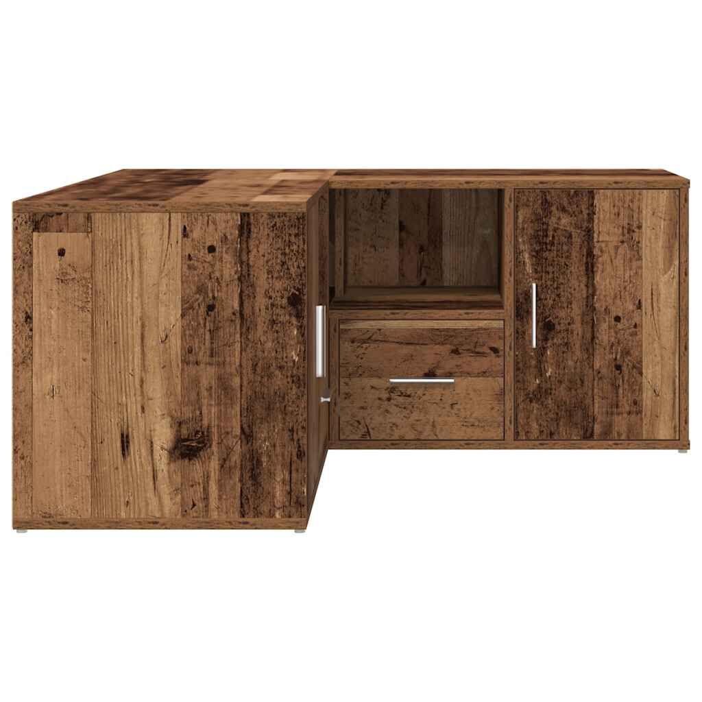 vidaXL Ντουλάπι Γωνιακό Όψη Παλαιού Ξύλου 160x40x45 εκ. από Επεξ. Ξύλο