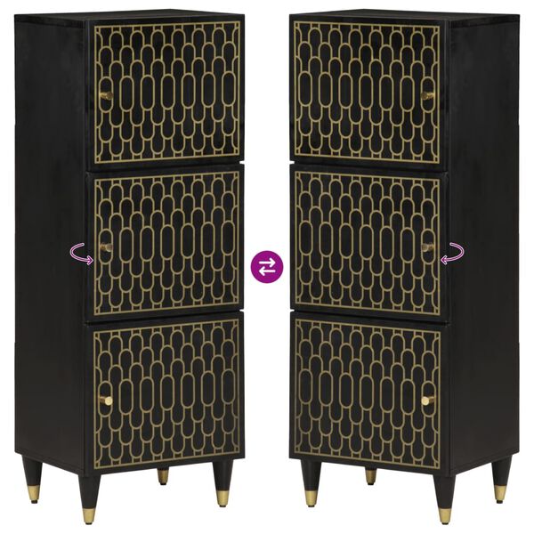 vidaXL Ντουλάπι 40 x 33 x 110 εκ. από Μασίφ Ξύλο Μάνγκο