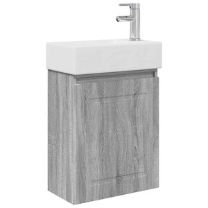 vidaXL &Mu;&omicron;&nu;ά&delta;&alpha; &mu;&pi;ά&nu;&iota;&omicron;&upsilon; &mu;&epsilon; &beta;&rho;ύ&sigma;&eta; &Gamma;&kappa;&rho;&iota; Sonoma 45,5 x 22,5 x 84 &epsilon;&kappa;