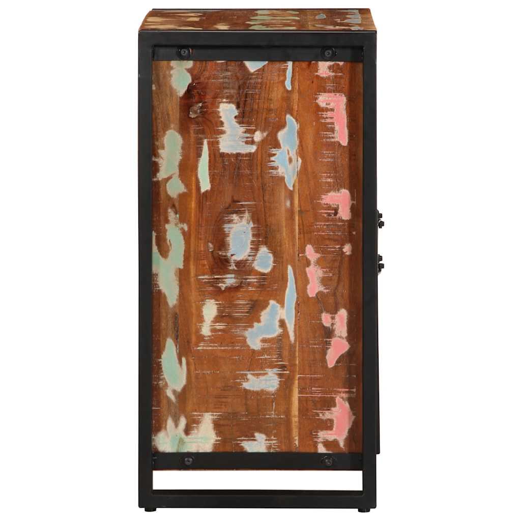 vidaXL Σκευοθήκη Πολύχρωμο 55x35x70 cm Ξύλο μασίφ αναγεννημένο