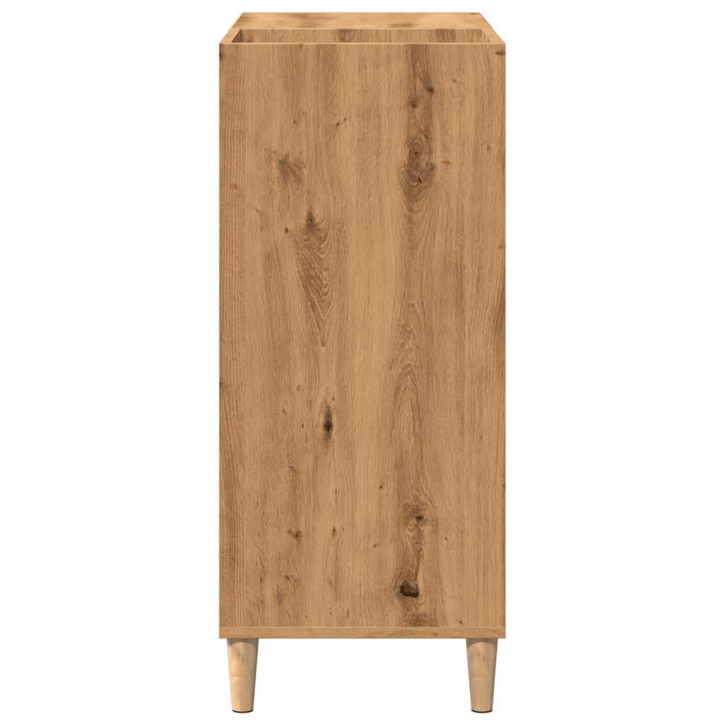 vidaXL Δισκοθήκη τεχνίτης Δρυς 84,5 x 38 x 89εκ από Επεξεργασμένο Ξύλο