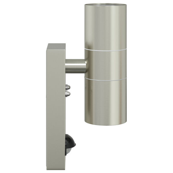 vidaXL Εξωτερικά Φωτιστικά Τοίχου 2 pcs Ασημί 7 x 10 x 22 εκ