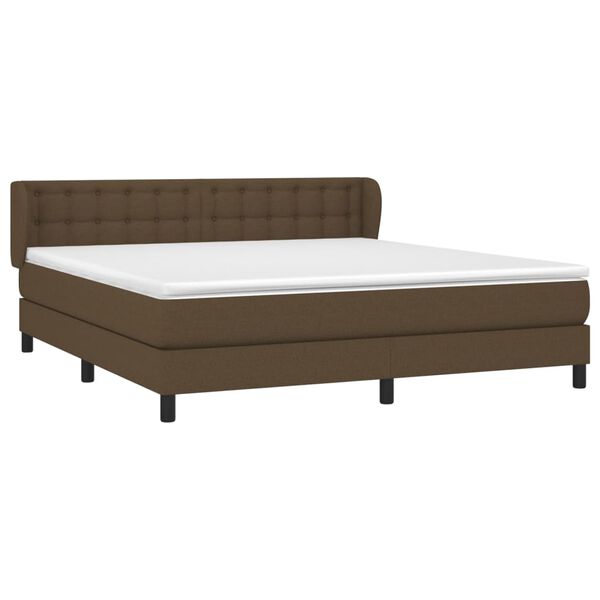 vidaXL &Kappa;&rho;&epsilon;&beta;ά&tau;&iota; Boxspring &mu;&epsilon; &Sigma;&tau;&rho;ώ&mu;&alpha; &Sigma;&kappa;&omicron;ύ&rho;&omicron; &Kappa;&alpha;&phi;έ 180x200 &epsilon;&kappa; &Upsilon;&phi;&alpha;&sigma;&mu;ά&tau;&iota;&nu;&omicron;