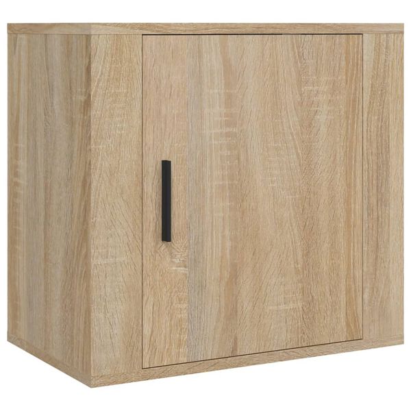 vidaXL Κομοδίνα Επιτοίχια 2 τεμ. Sonoma Δρυς 50x30x47 εκ.