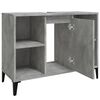 vidaXL Ντουλάπι Νιπτήρα Γκρι Σκυρ. 80 x 33 x 60 εκ. Επεξεργασμένο Ξύλο