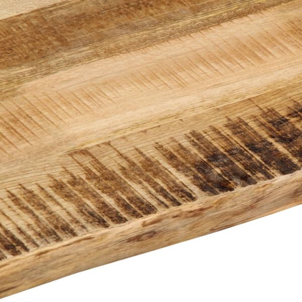 vidaXL Επιφάνεια Τραπεζιού 90x80x2,5 εκ. Live Edge Μασίφ Ξύλο Μάνγκο
