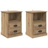 vidaXL &Kappa;&omicron;&mu;&omicron;&delta;ί&nu;&omicron; 2 &tau;&mu;&chi;. Artisan Oak 36 x 43 x 60 &epsilon;&kappa; &Epsilon;&pi;&epsilon;&xi;&epsilon;&rho;&gamma;&alpha;&sigma;&mu;έ&nu;&omicron; &xi;ύ&lambda;&omicron;