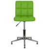 3087663 vidaXL Swivel Dining Chair Green Faux Leather (334404)