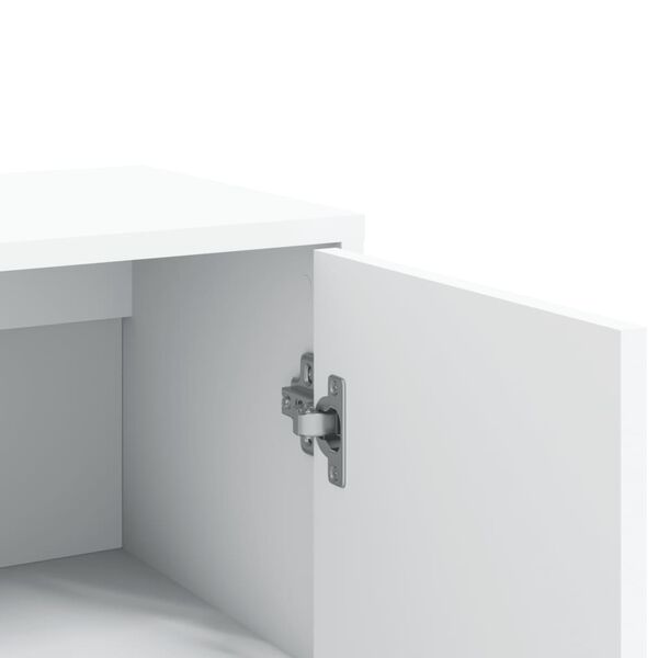 vidaXL Βοηθητικά Ντουλάπια 2 τεμ. Λευκό 60x31x84 εκ. Επεξεργ. Ξύλο