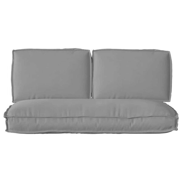 vidaXL Σετ Μαξιλαριών Πάγου 3 pcs Γκρι 120 x 50 x 12 εκ. Ύφασμα Oxford