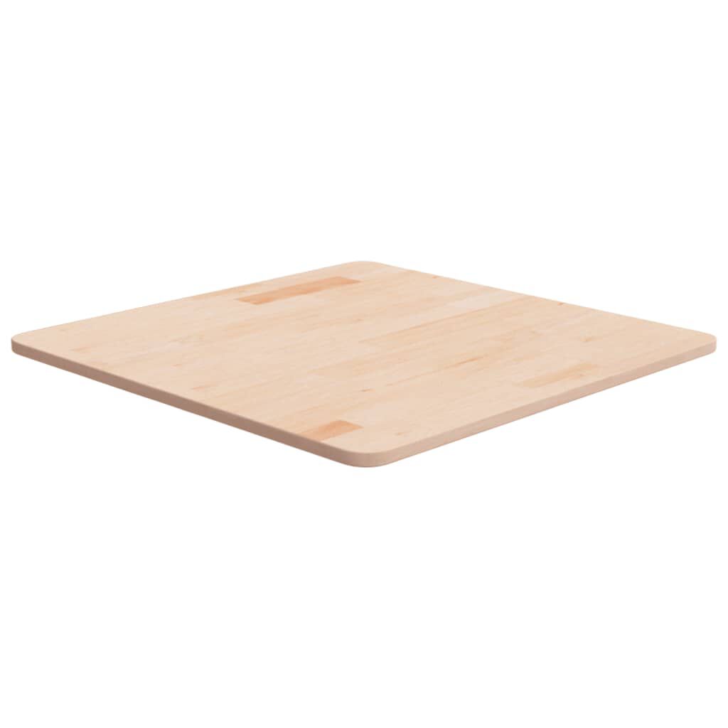 vidaXL Επιφάνεια Τραπεζιού Τετράγωνη 60 x 60 x 1,5 εκ. Μασίφ Ξύλο Δρυς
