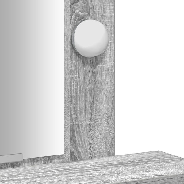 vidaXL Τραπέζι περιποίησης Γκρι 50 x 41 x 140 εκ. Επεξεργασμένο ξύλο