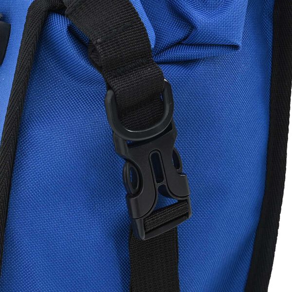 vidaXL τσάντα ποδηλάτου για ράγα πλαισίου 25 L, μπλε, 32.5 x 17 x 57 εκ.
