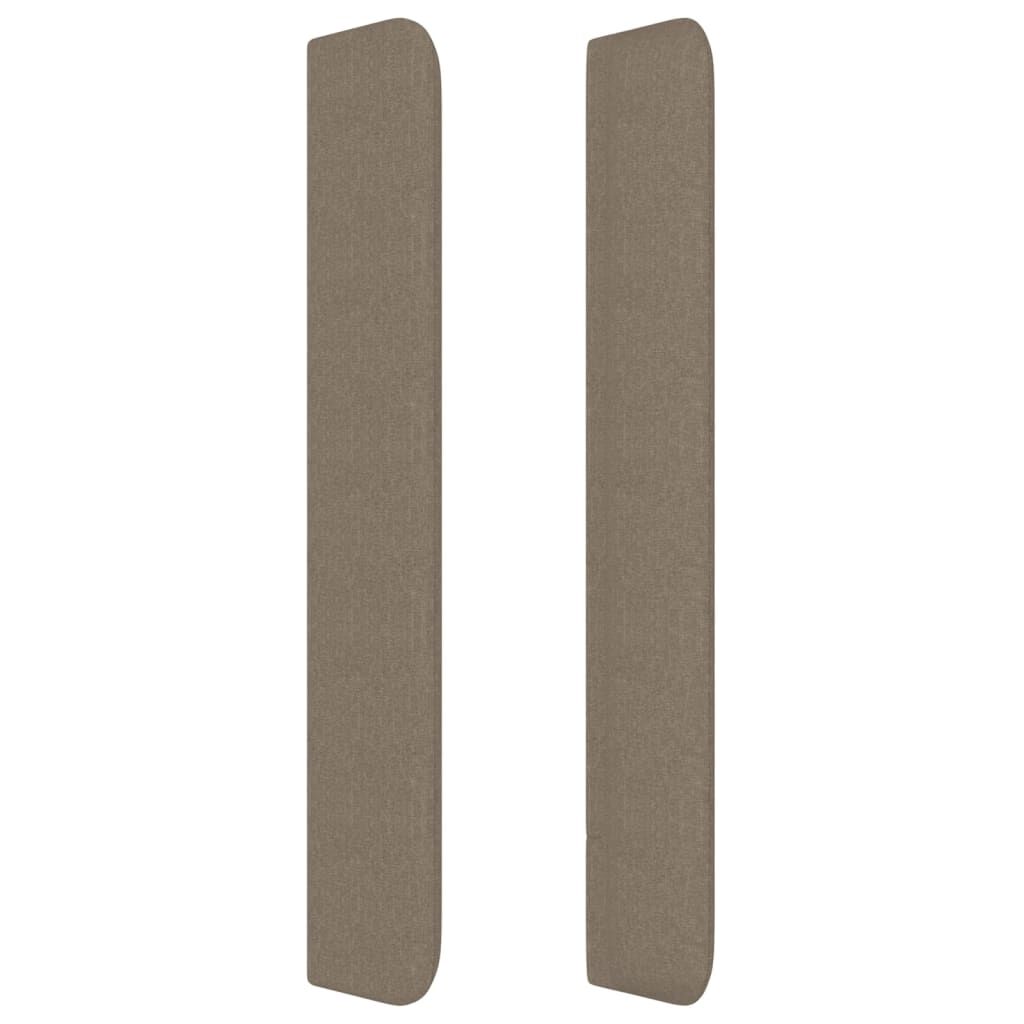 vidaXL Κεφαλάρι με Πτερύγια Taupe 163x16x118/128 εκ. Υφασμάτινο