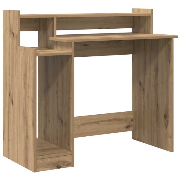 vidaXL Γραφείο artisan δρυς 97 x 45 x 90 εκ. Επεξεργασμένο ξύλο
