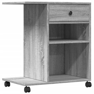 vidaXL &Beta;ά&sigma;&eta; &Epsilon;&kappa;&tau;&upsilon;&pi;&omega;&tau;ή &mu;&epsilon; &Rho;ό&delta;&epsilon;&sigmaf; &Gamma;&kappa;&rho;&iota; Sonoma 60x40x68,5 &epsilon;&kappa;.