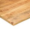 vidaXL Επιφάνεια Γραφείου Καμπύλη 100x50x2,5 εκ Μασίφ Ακατ. Μάνγκο