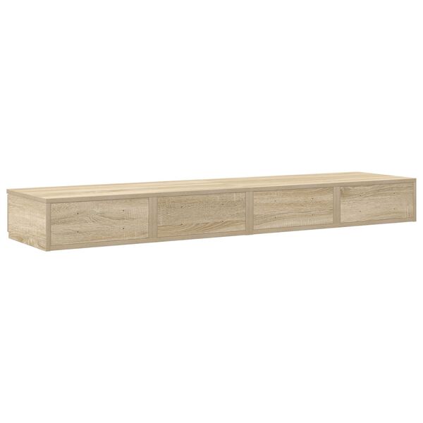 vidaXL Συρτάρια κρεβατιού με συρτάρι Sonoma Δρυς 160 x 36.5 x 16.5 εκ