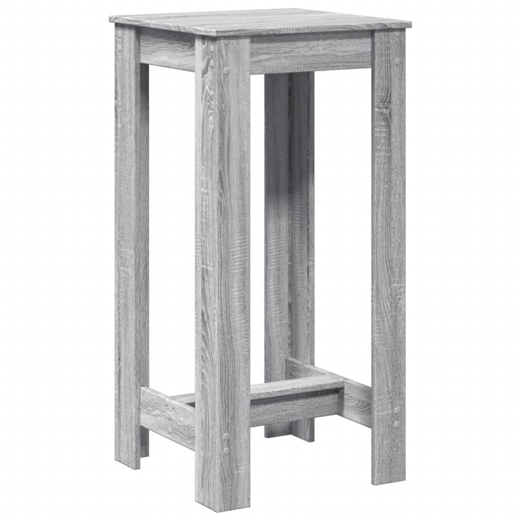vidaXL Τραπέζι Κονσόλα Γκρι Sonoma 51x50x103,5 εκ. από Επεξεργ. Ξύλο