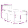vidaXL &Kappa;&rho;&epsilon;&beta;ά&tau;&iota; Boxspring &mu;&epsilon; &Sigma;&tau;&rho;ώ&mu;&alpha; Taupe 90x200 &epsilon;&kappa;. &Upsilon;&phi;&alpha;&sigma;&mu;ά&tau;&iota;&nu;&omicron;