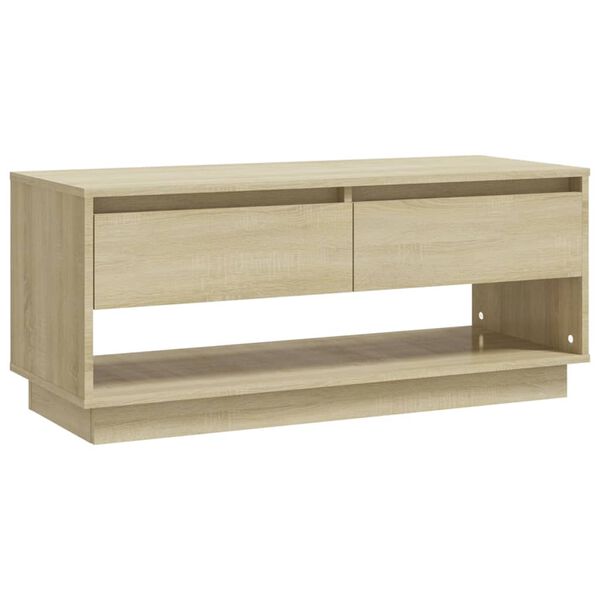 vidaXL Έπιπλο Τηλεόρασης Sonoma Δρυς 102x41x44 εκ. Επεξ. Ξύλο