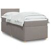 vidaXL &Kappa;&rho;&epsilon;&beta;ά&tau;&iota; Boxspring &mu;&epsilon; &Sigma;&tau;&rho;ώ&mu;&alpha; Taupe 80x200 &epsilon;&kappa;. &Upsilon;&phi;&alpha;&sigma;&mu;ά&tau;&iota;&nu;&omicron;