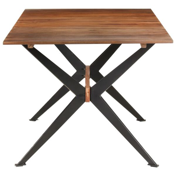 vidaXL Τραπεζαρία 180 x 90 x 76 εκ. από Μασίφ Ξύλο Μάνγκο