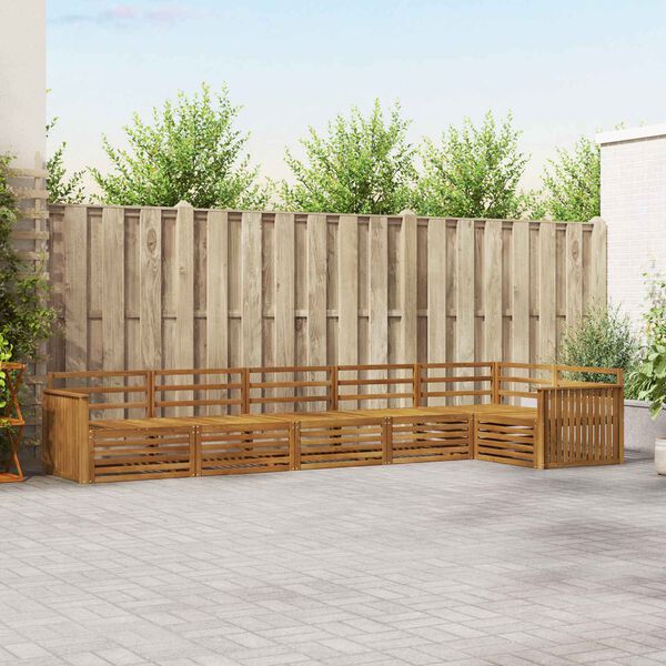 vidaXL &Sigma;&epsilon;&iota;&rho;ά &Kappa;&alpha;&nu;&alpha;&pi;έ &Epsilon;&xi;&omega;&tau;&epsilon;&rho;&iota;&kappa;&omicron;ύ 6 pcs &Phi;&upsilon;&sigma;&iota;&kappa;ό &Sigma;&tau;&epsilon;&rho;&epsilon;ό &Xi;ύ&lambda;&omicron; &Alpha;&kappa;&alpha;&kappa;ί&alpha;&sigmaf;