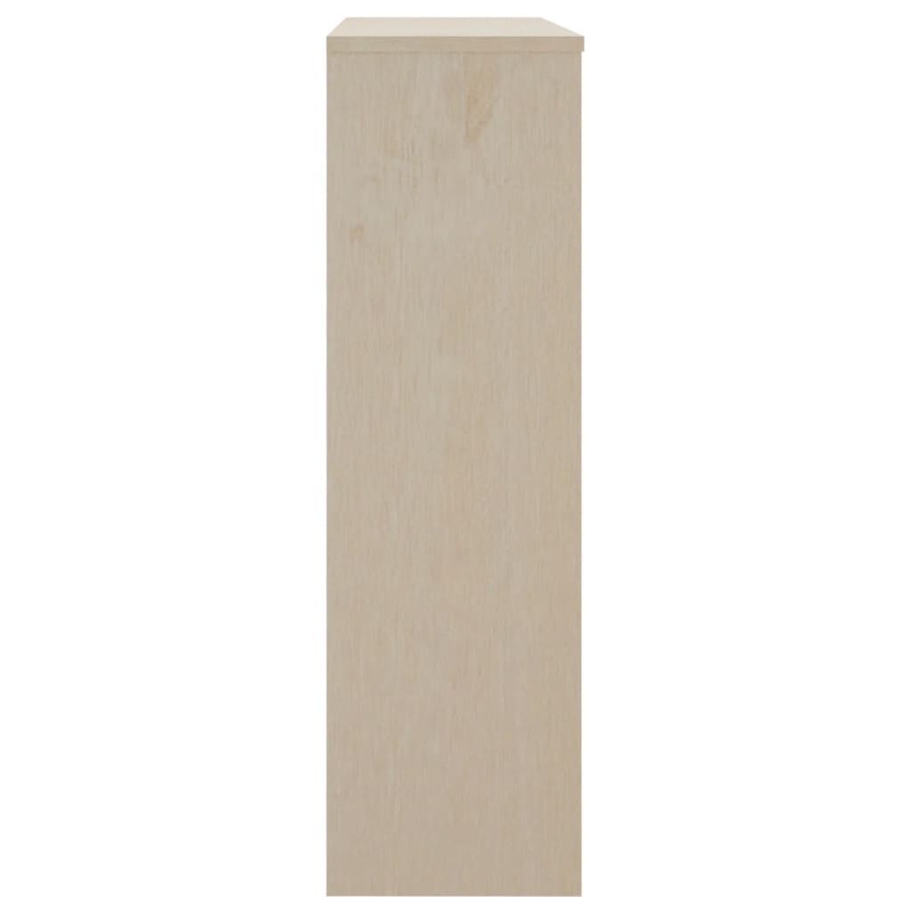 vidaXL Πάνω Μέρος για Ντουλάπι HAMAR Μελί 90x30x100εκ. Ξύλο Πεύκου