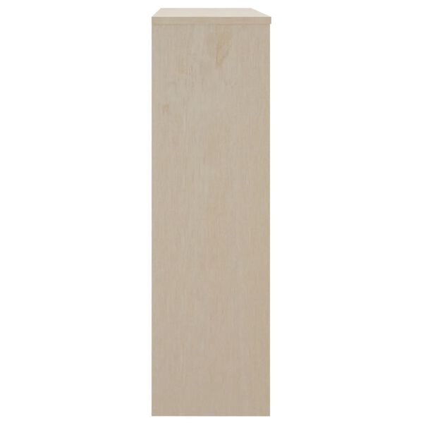 vidaXL Πάνω Μέρος για Ντουλάπι HAMAR Μελί 90x30x100εκ. Ξύλο Πεύκου