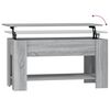 vidaXL Τραπεζάκι Σαλονιού Γκρι Sonoma 101x49x52 εκ. Επεξεργασμένο Ξύλο